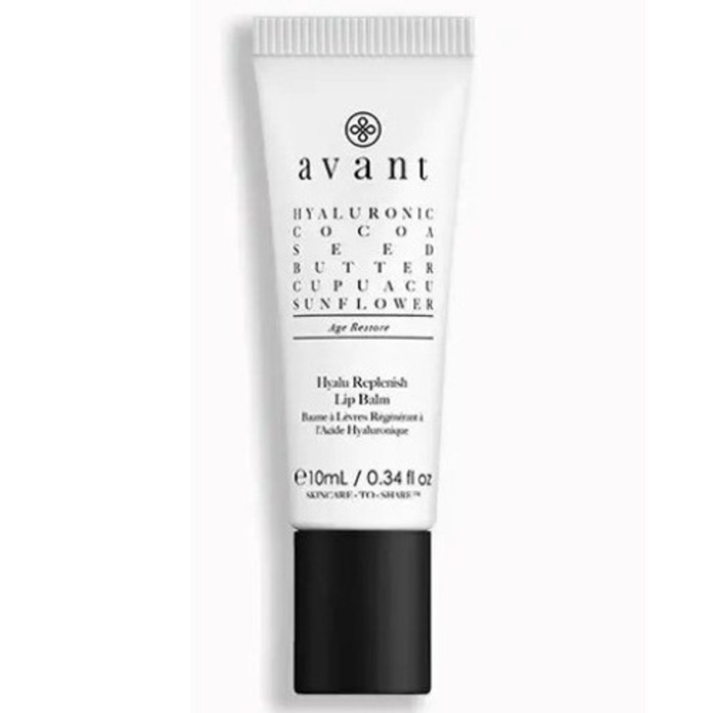 Avant Skincare Hyalu Replenish Lip Balm Hyaluronic Cocoa Butter Argan Oil 10ml